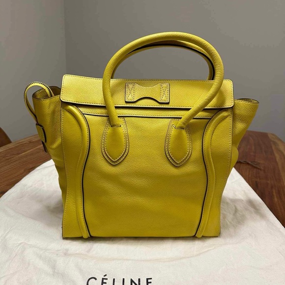 Celine Luggage Mini Citron - Picture 2 of 6